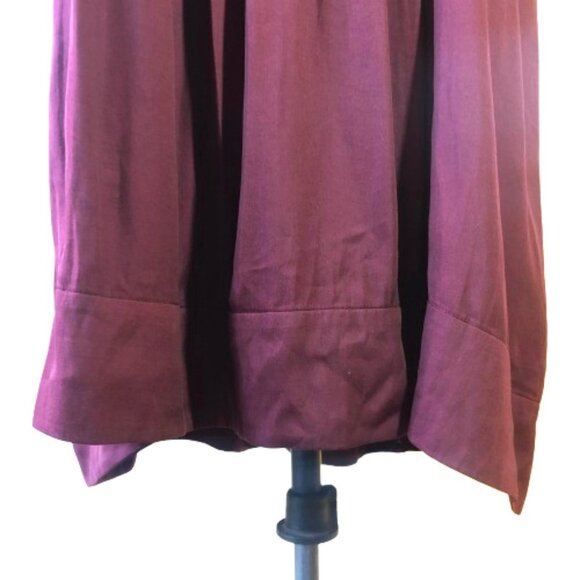 Anthropologie Maeve Ingrid Velvet Tunic Dress in Burgundy - Picture 11 of 16